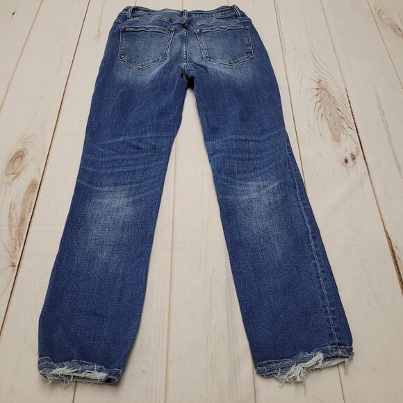 Flying Monkey high rise straight leg jeans distressed - Picture 7 of 8